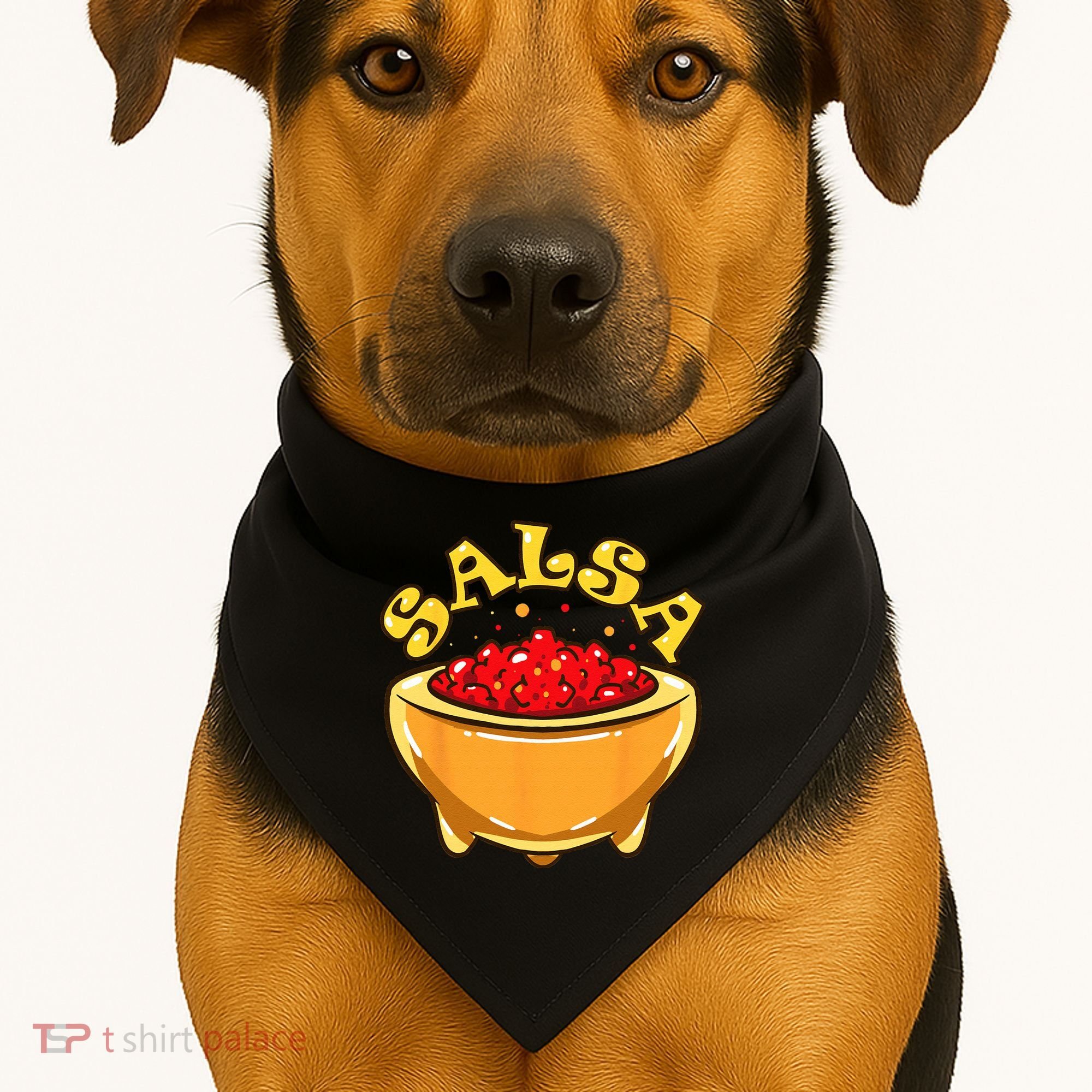 Tortilla Chips And Salsa Funny Matching Halloween Costumes USA-Made Doggie Bandana