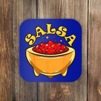 Tortilla Chips And Salsa Funny Matching Halloween Costumes Coaster thumb 0