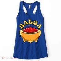Tortilla Chips And Salsa Funny Matching Halloween Costumes Women's Tank Top thumb 0