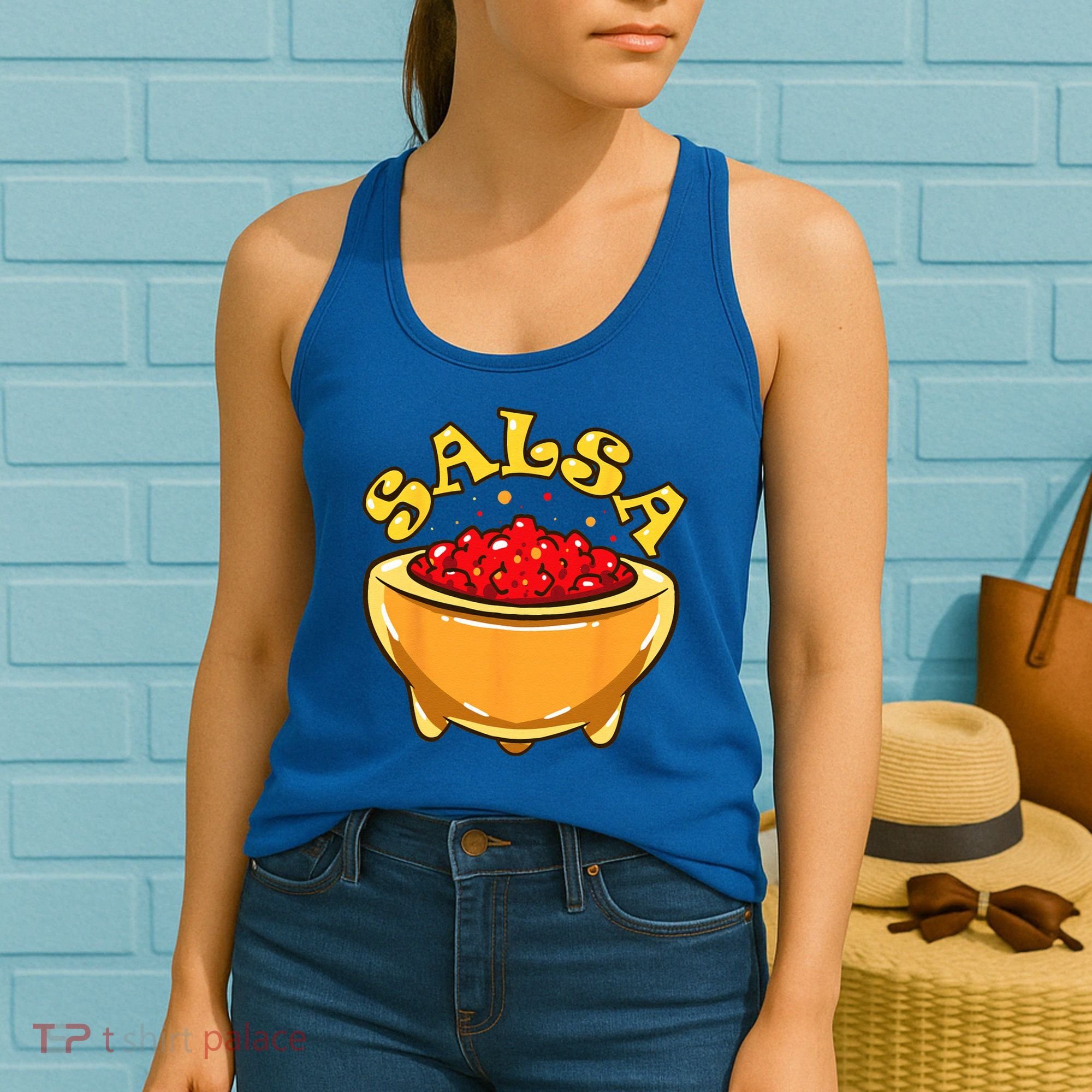 Tortilla Chips And Salsa Funny Matching Halloween Costumes Women's Tank Top