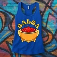 Tortilla Chips And Salsa Funny Matching Halloween Costumes Women's Tank Top thumb 3