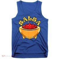 Tortilla Chips And Salsa Funny Matching Halloween Costumes Tank Top thumb 0