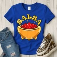 Tortilla Chips And Salsa Funny Matching Halloween Costumes Women's T-Shirt thumb 3