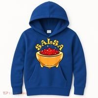 Tortilla Chips And Salsa Funny Matching Halloween Costumes Kids Hoodie thumb 0