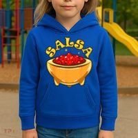 Tortilla Chips And Salsa Funny Matching Halloween Costumes Kids Hoodie thumb 3