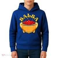 Tortilla Chips And Salsa Funny Matching Halloween Costumes Kids Hoodie thumb 4