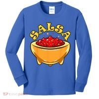 Tortilla Chips And Salsa Funny Matching Halloween Costumes Kids Long Sleeve Shirt thumb 0