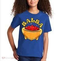 Tortilla Chips And Salsa Funny Matching Halloween Costumes Kids T-Shirt thumb 2