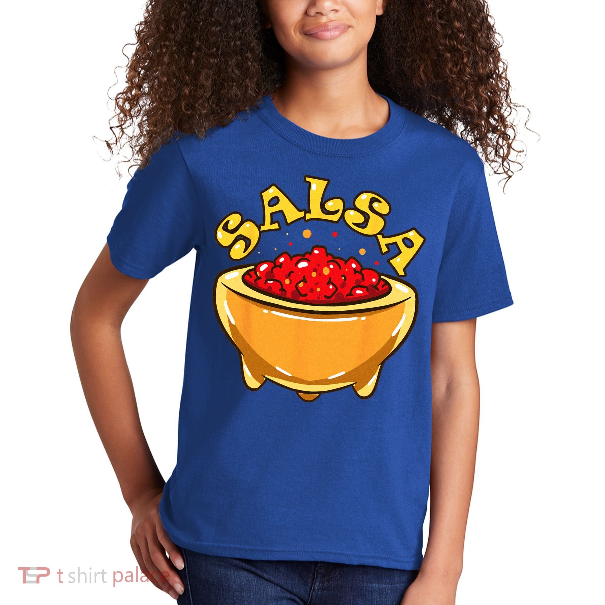 Tortilla Chips And Salsa Funny Matching Halloween Costumes Kids T-Shirt