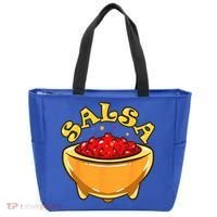 Tortilla Chips And Salsa Funny Matching Halloween Costumes Tote Bag thumb 0