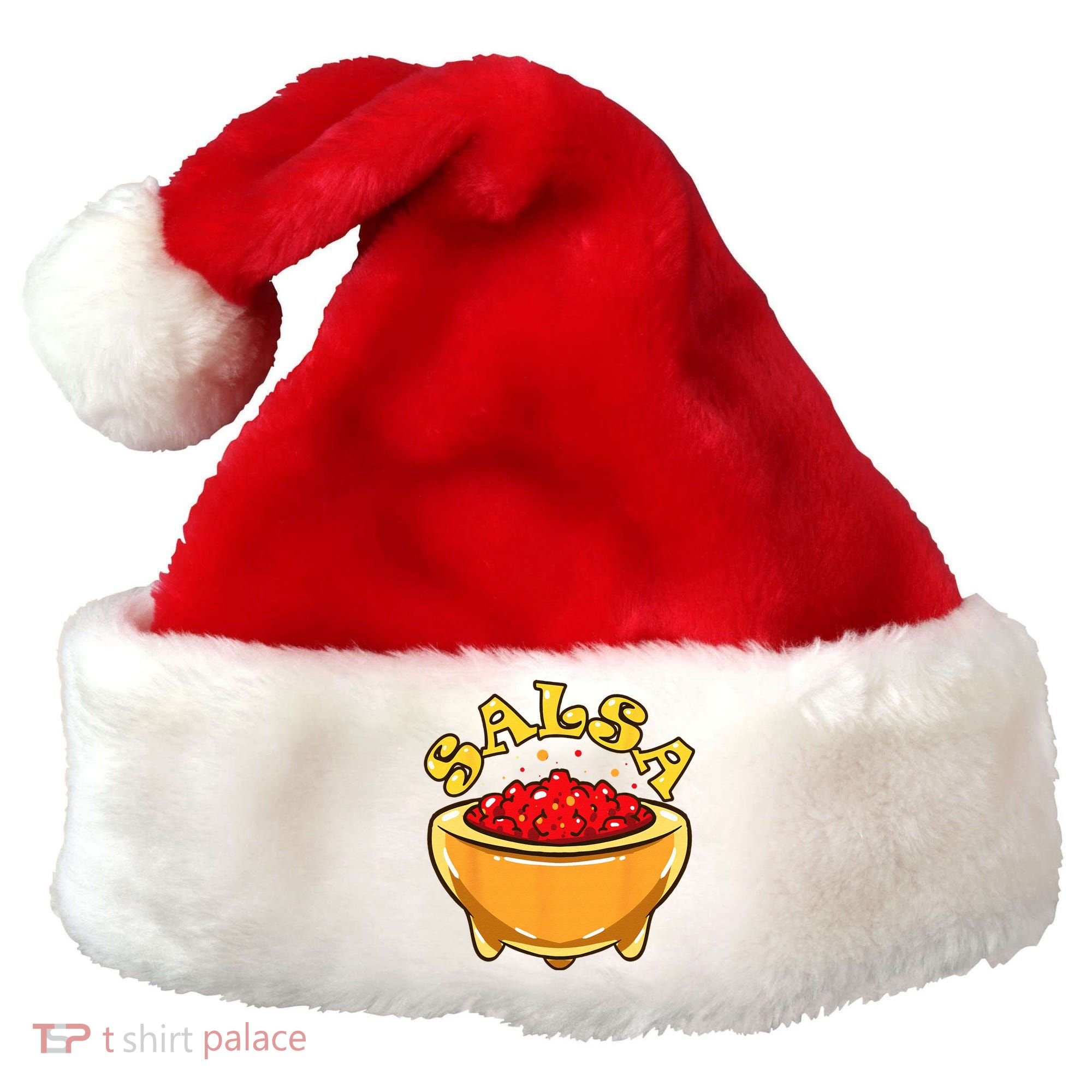Tortilla Chips And Salsa Funny Matching Halloween Costumes Santa Hat
