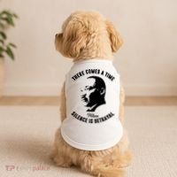 There Comes A Time When Silence Is Betrayal Doggie Tank thumb 2