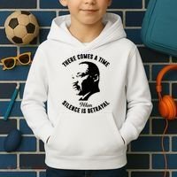 There Comes A Time When Silence Is Betrayal Kids Hoodie thumb 2