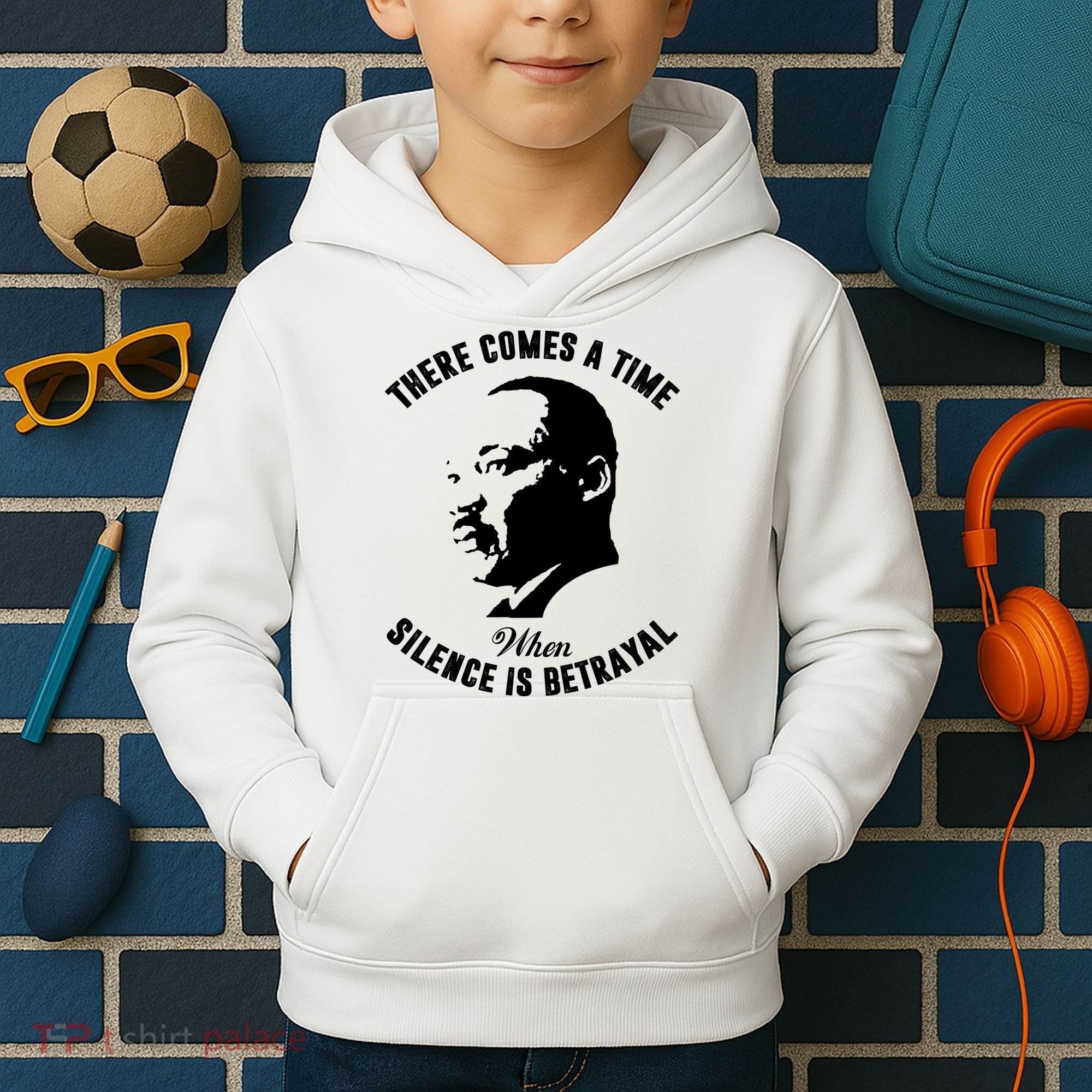 There Comes A Time When Silence Is Betrayal Kids Hoodie