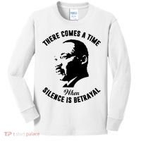 There Comes A Time When Silence Is Betrayal Kids Long Sleeve Shirt thumb 0