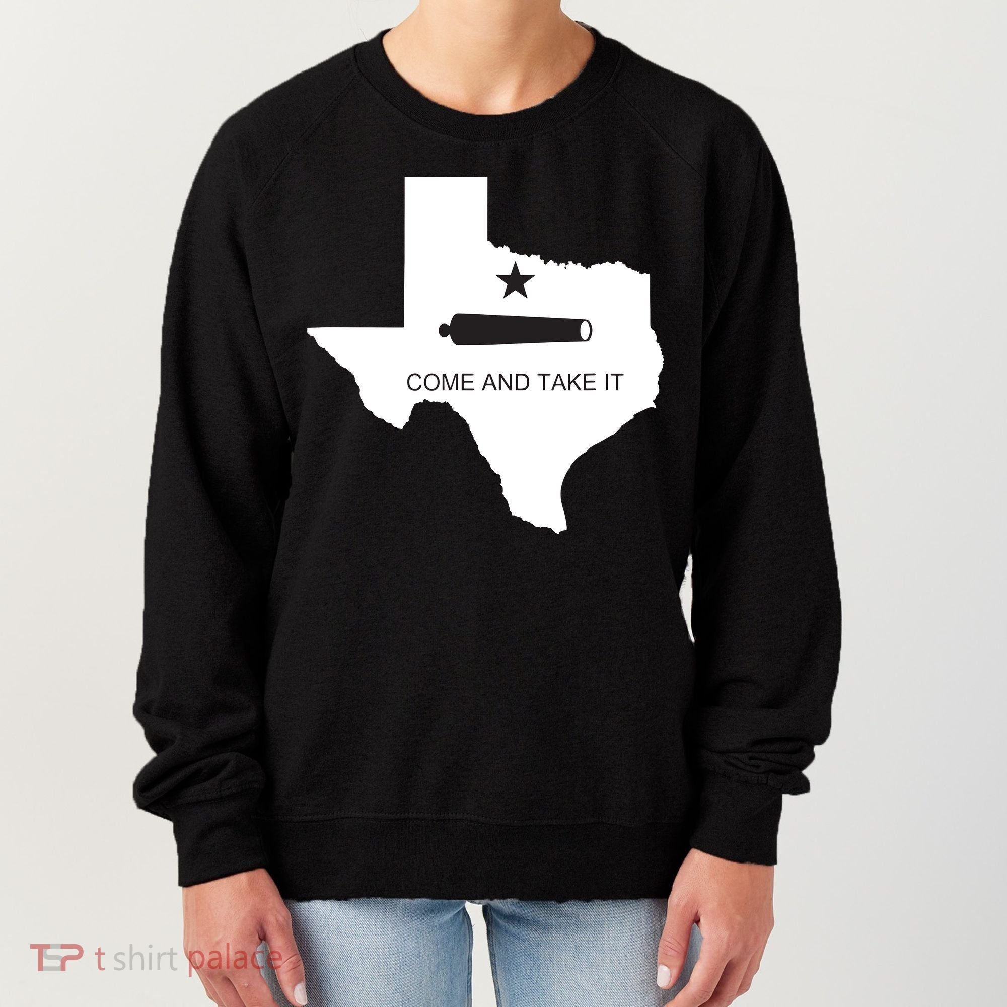 Texas Come And Take It Flag Canon 1836 State Women's Sweatshirt