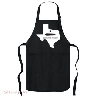 Texas Come And Take It Flag Canon 1836 State Apron