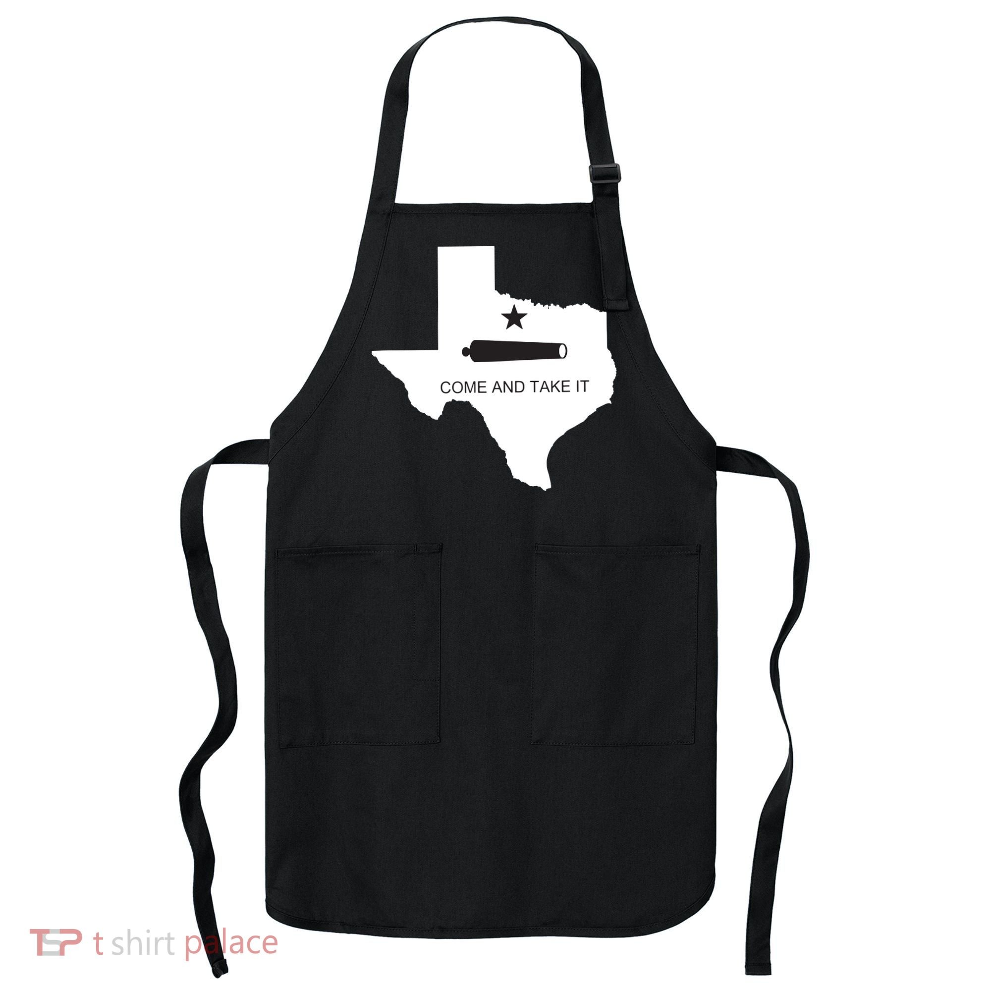 Texas Come And Take It Flag Canon 1836 State Apron