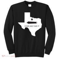 Texas Come And Take It Flag Canon 1836 State Sweatshirt thumb 0