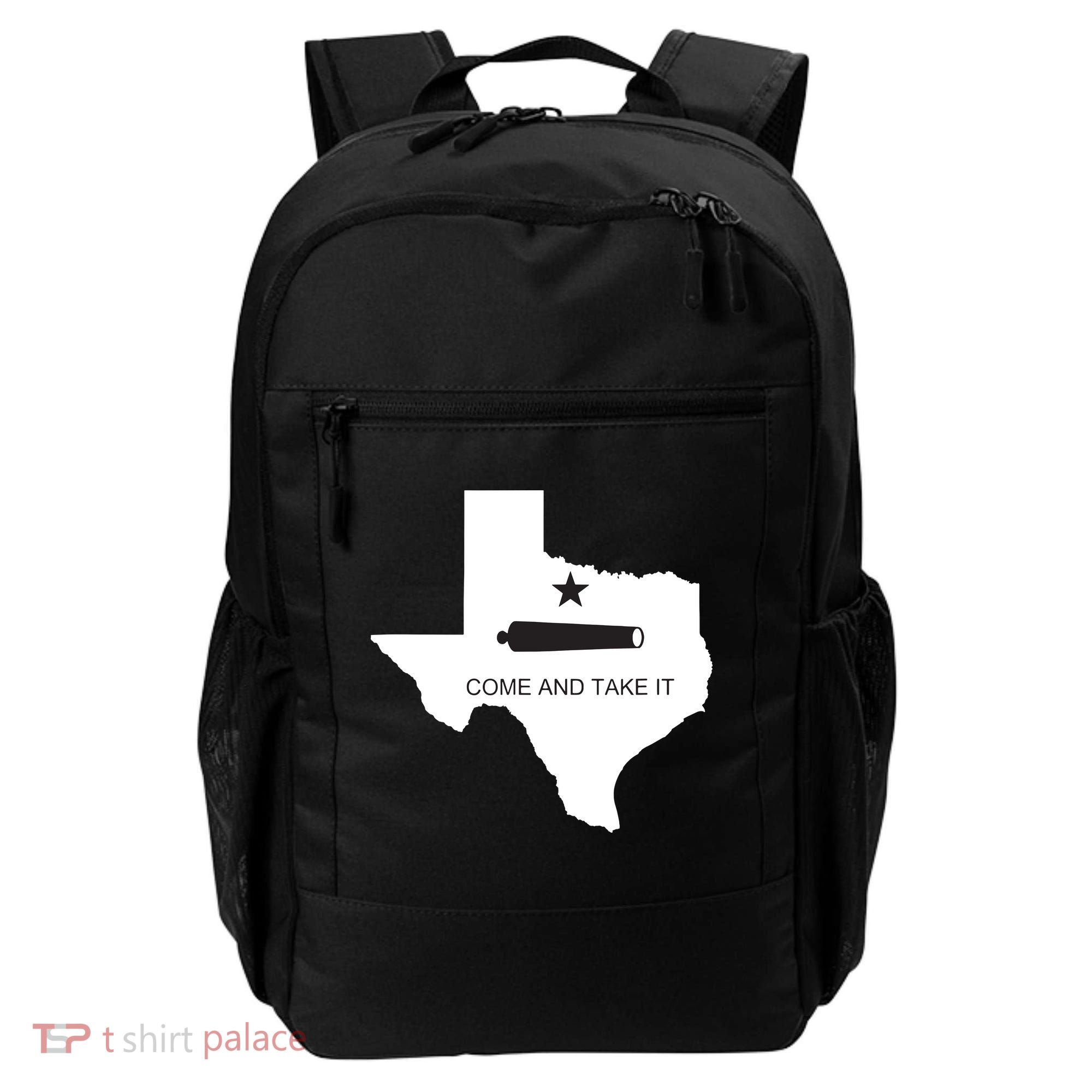 Texas Come And Take It Flag Canon 1836 State Backpack