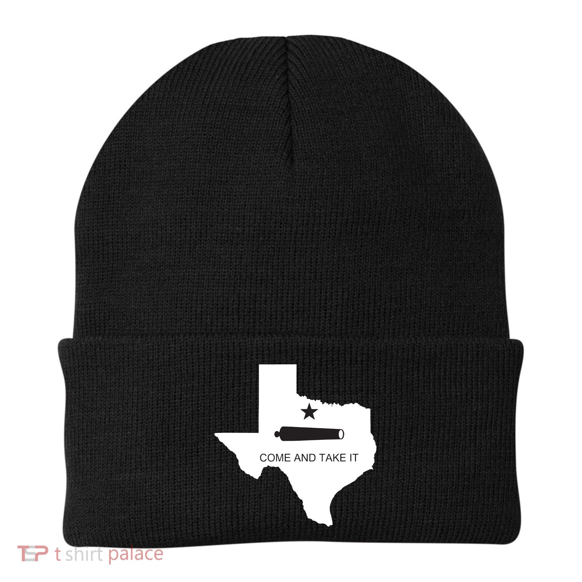 Texas Come And Take It Flag Canon 1836 State Beanie