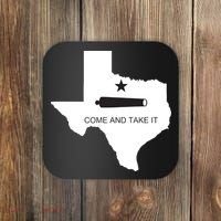 Texas Come And Take It Flag Canon 1836 State Coaster thumb 0