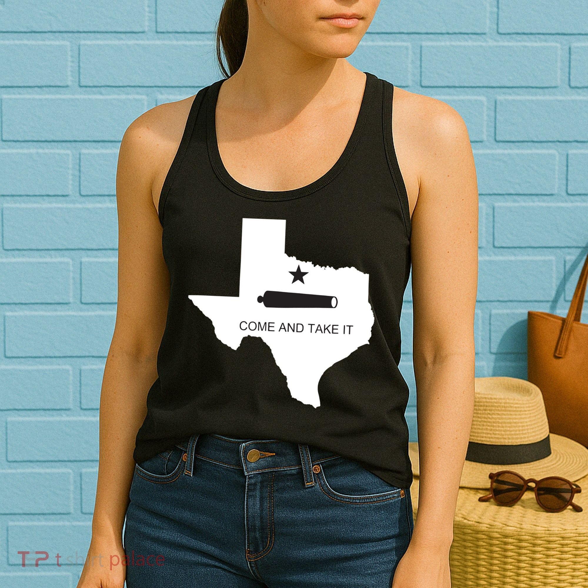 Texas Come And Take It Flag Canon 1836 State Women's Tank Top