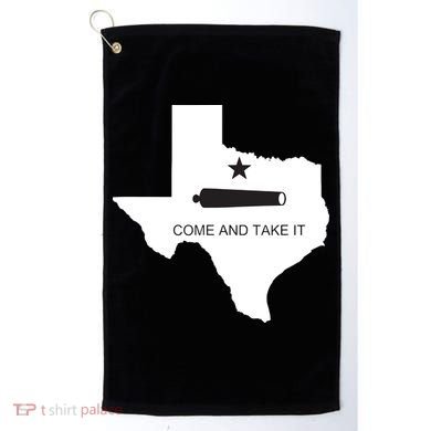 Texas Come And Take It Flag Canon 1836 State Golf Towel