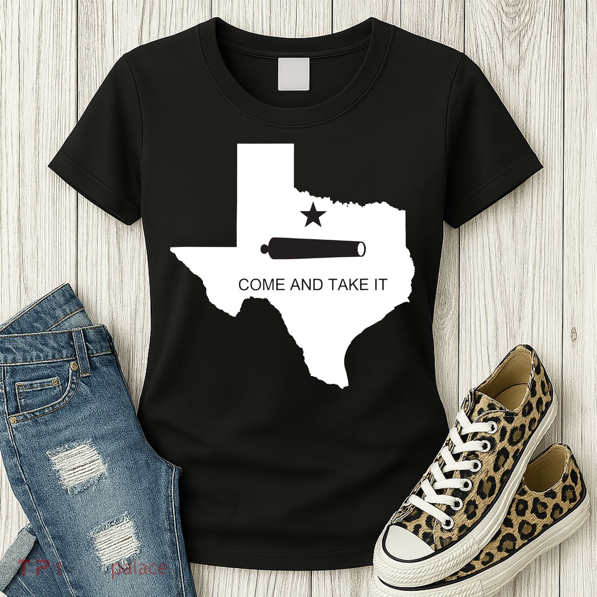 Texas Come And Take It Flag Canon 1836 State Women's T-Shirt
