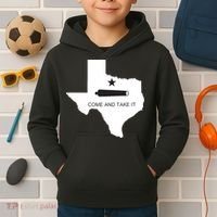 Texas Come And Take It Flag Canon 1836 State Kids Hoodie thumb 2
