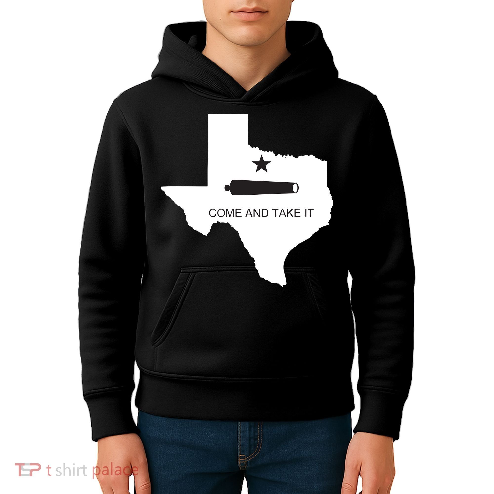 Texas Come And Take It Flag Canon 1836 State Kids Hoodie