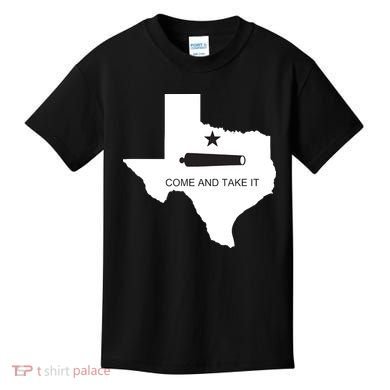 Texas Come And Take It Flag Canon 1836 State Kids T-Shirt