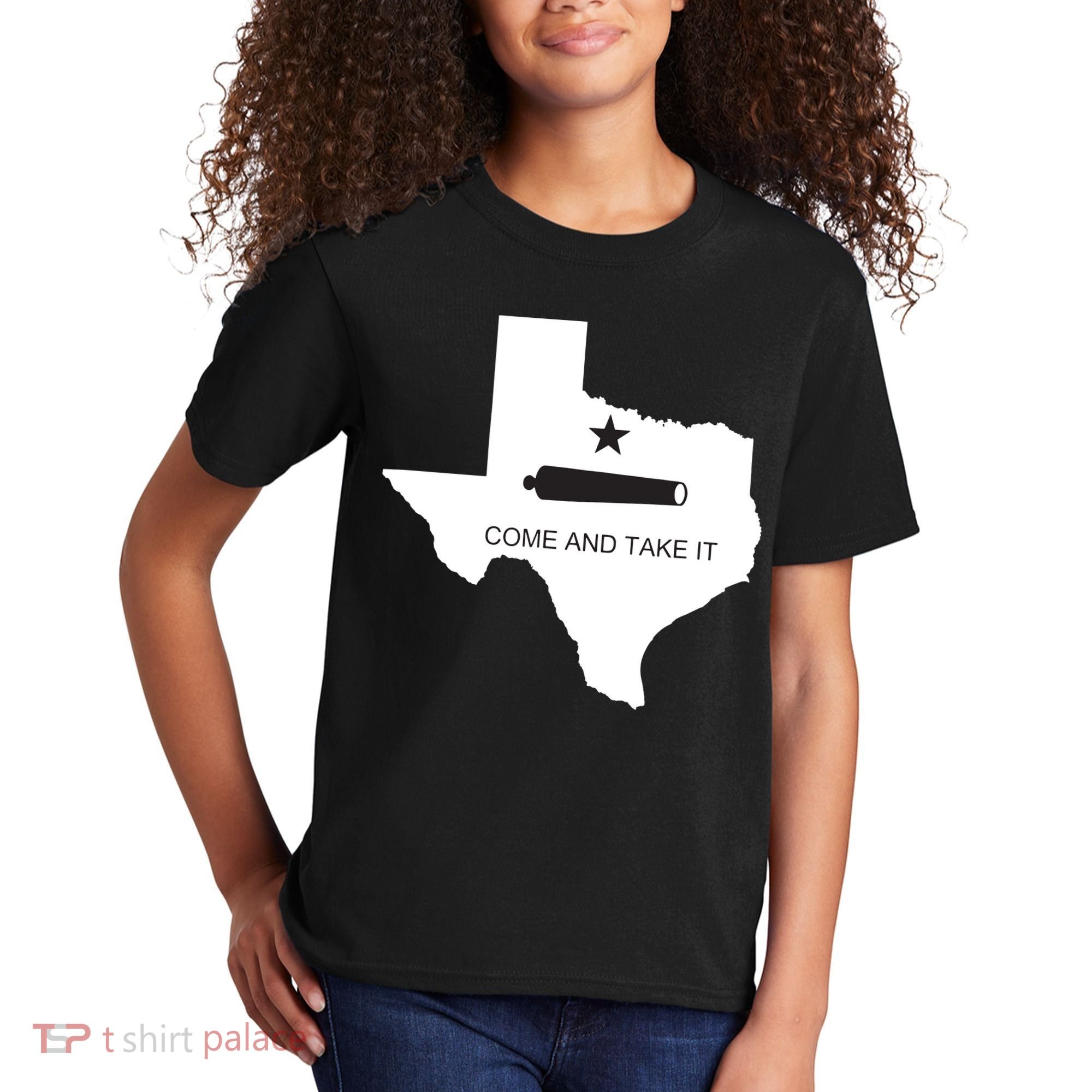 Texas Come And Take It Flag Canon 1836 State Kids T-Shirt