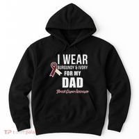 Throat Cancer Awareness Ribbon For My Dad Hoodie thumb 0