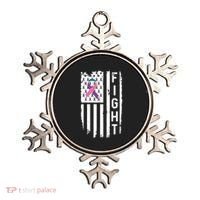 Thyroid Cancer American Flag Awareness Gift Ornament thumb 0