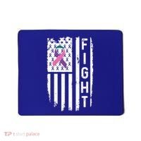 Thyroid Cancer American Flag Awareness Gift Mousepad thumb 0