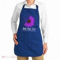 Thyroid Cancer Awareness Faith Hope Love Purple Ribbon Gift Apron thumb 2