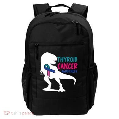 Thyroid Cancer Awareness Cool Tgiftrex Warrior Survivor Fighter Cool Gift Backpack