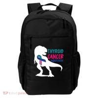 Thyroid Cancer Awareness Cool Tgiftrex Warrior Survivor Fighter Cool Gift Backpack thumb 0
