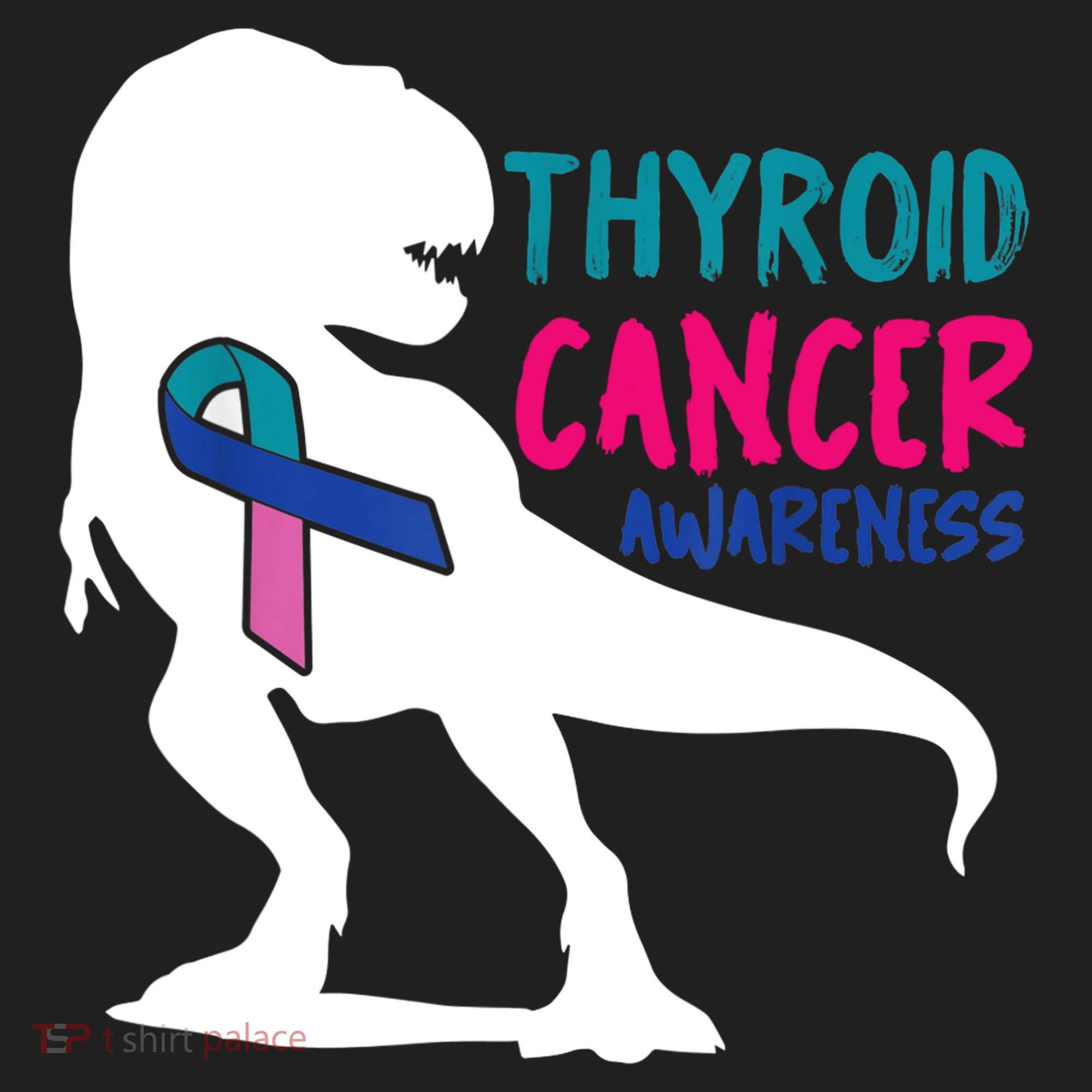 Thyroid Cancer Awareness Cool Tgiftrex Warrior Survivor Fighter Cool Gift Beanie