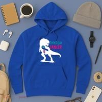 Thyroid Cancer Awareness Cool Tgiftrex Warrior Survivor Fighter Cool Gift Hoodie thumb 3