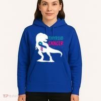Thyroid Cancer Awareness Cool Tgiftrex Warrior Survivor Fighter Cool Gift Hoodie thumb 5