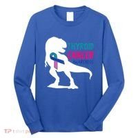 Thyroid Cancer Awareness Cool Tgiftrex Warrior Survivor Fighter Cool Gift Long Sleeve Shirt thumb 0
