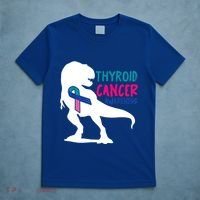 Thyroid Cancer Awareness Cool Tgiftrex Warrior Survivor Fighter Cool Gift T-Shirt thumb 5