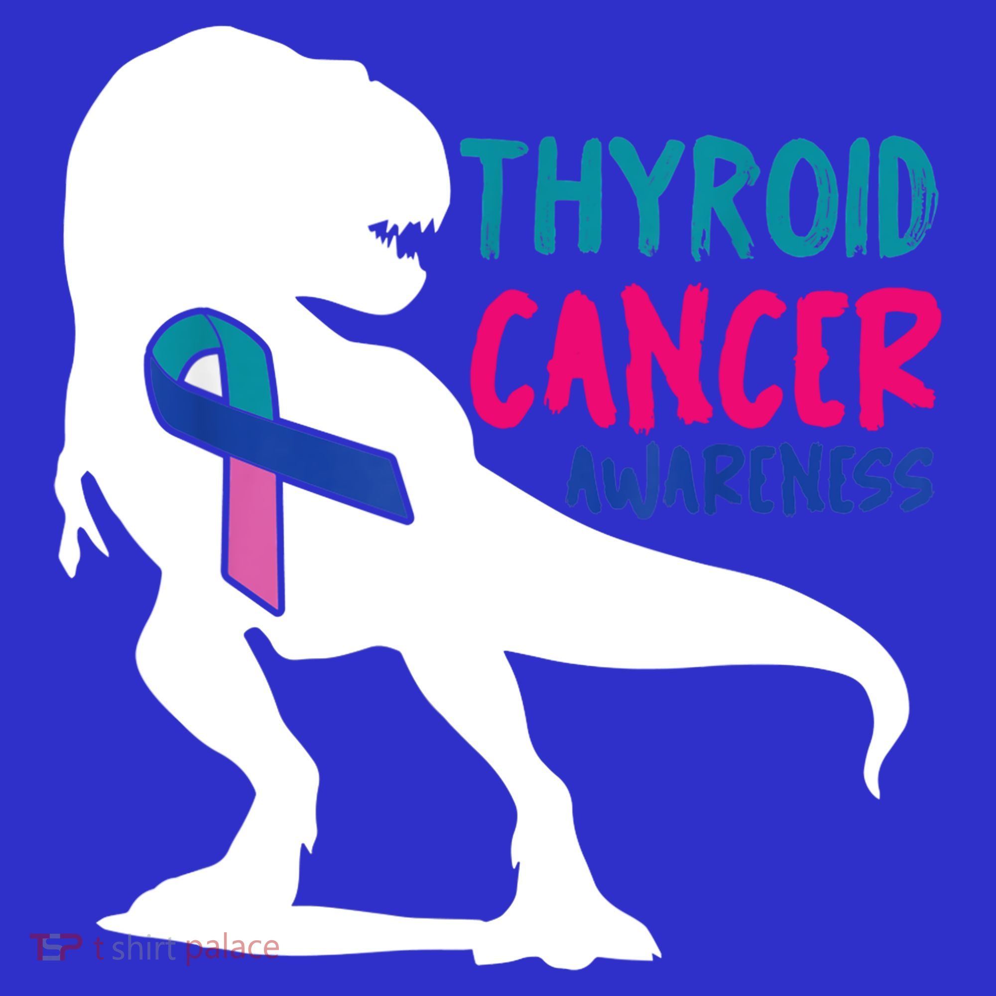 Thyroid Cancer Awareness Cool Tgiftrex Warrior Survivor Fighter Cool Gift Toddler Hoodie
