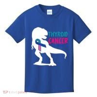 Thyroid Cancer Awareness Cool Tgiftrex Warrior Survivor Fighter Cool Gift Kids T-Shirt thumb 0