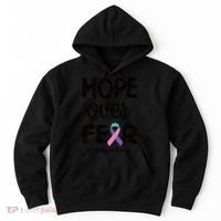 Thyroid Cancer Awareness Thyroid Cancer Warrior Gift Hoodie thumb 0