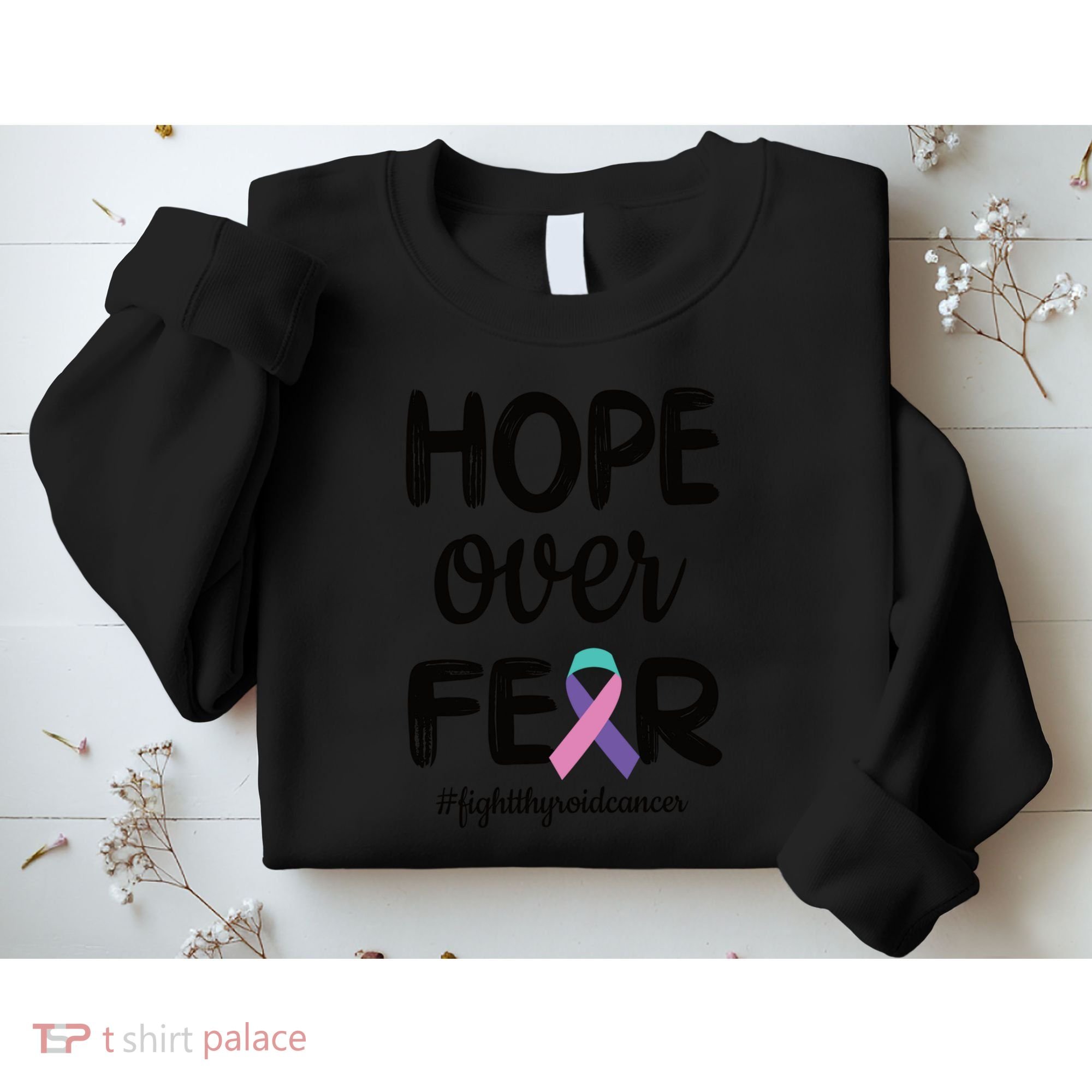 Thyroid Cancer Awareness Thyroid Cancer Warrior Gift Sweatshirt