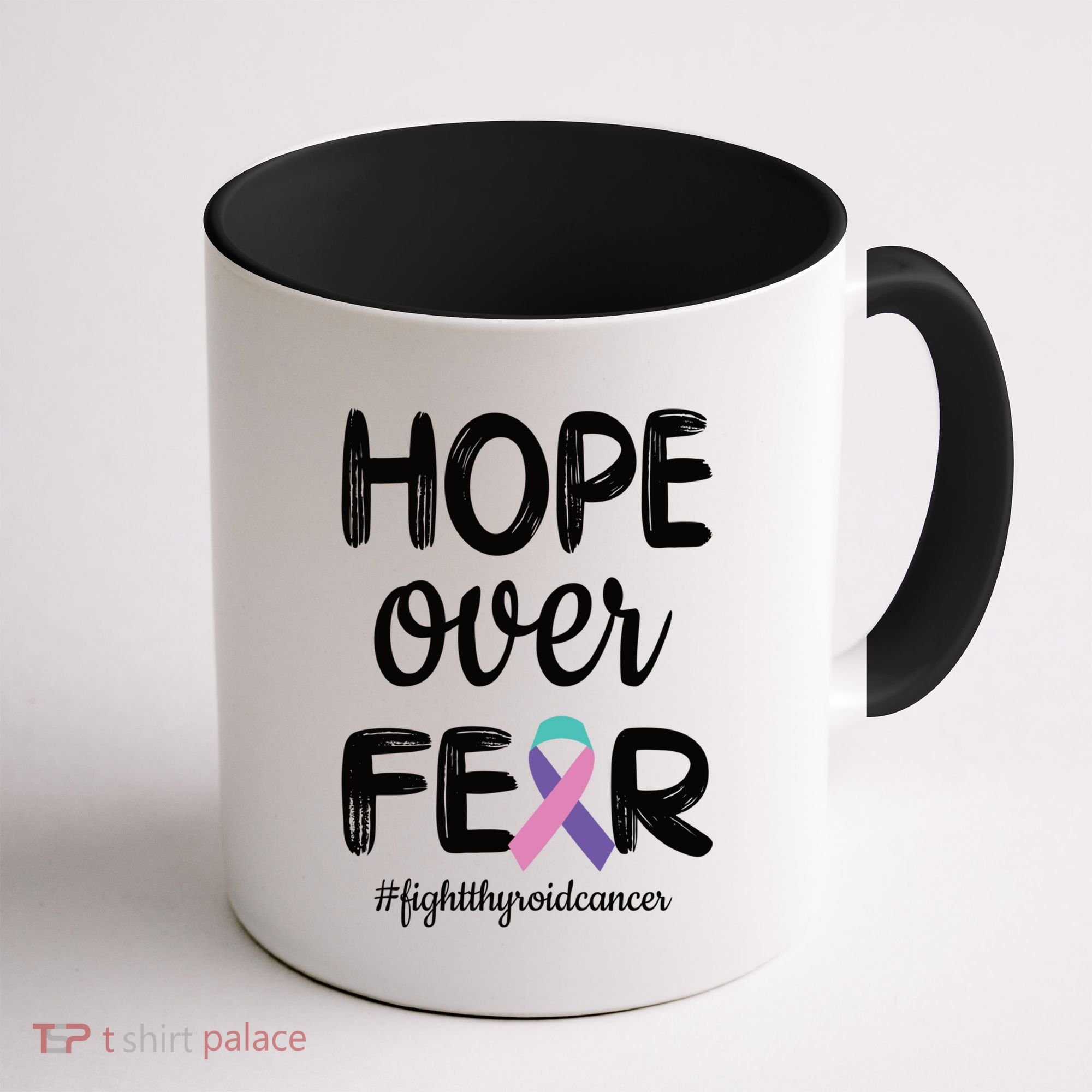 Thyroid Cancer Awareness Thyroid Cancer Warrior Gift Coffee Mug
