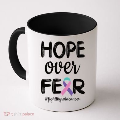 Thyroid Cancer Awareness Thyroid Cancer Warrior Gift Coffee Mug